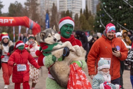 Рождественский забег на 1 и 5 километров пройдет сегодня в ЦПКиО Волгограда